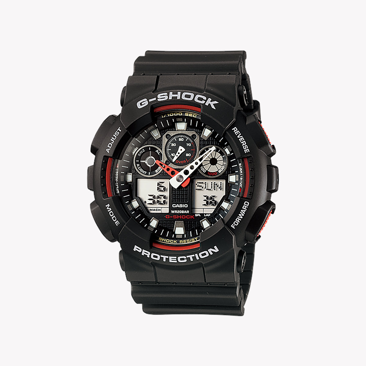 CASIO G-SHOCK GA-100-1A4ER DYNAMIC ADVENTURE - MEN'S IMPACT-RESISTANT TIMEPIECE