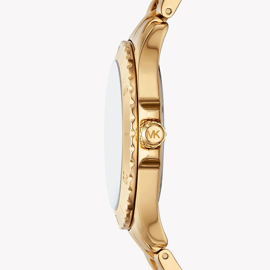 MICHAEL KORS MK9078 - BOLD SOPHISTICATION UNISEX TIMEPIECE WITH GOLD STAINLESS STEEL AND BLACK DIAL-i-Watch-2