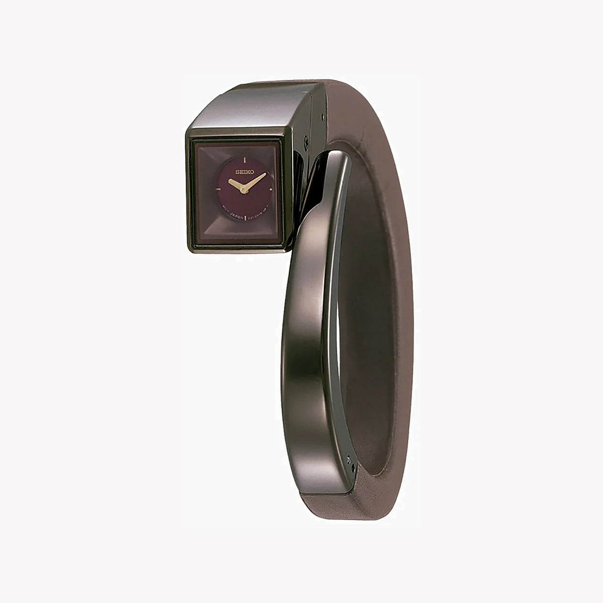 Seiko SZY555 Men's Watch - Elegant Brown Steel & Leather Band-i-Watch