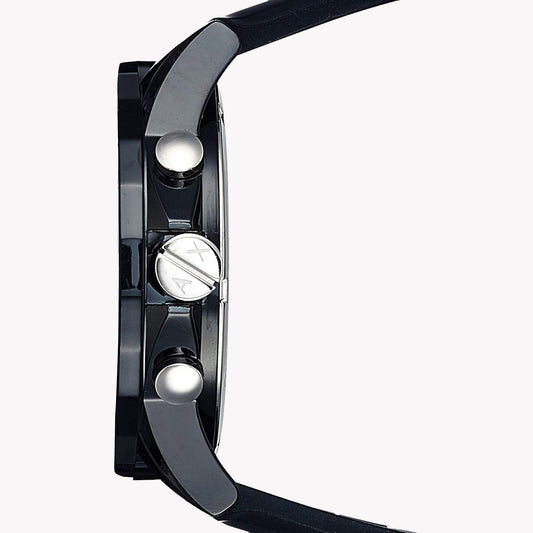 ARMANI EXCHANGE AX1326 BOLD MODERN TIMEPIECE - BLACK STAINLESS STEEL WITH SILICONE BAND-i-Watch-2