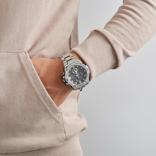 CASIO G-SHOCK GST-B100D-1ADR - TOUGH & SPORTY STAINLESS STEEL MEN'S WATCH-i-Watch-2