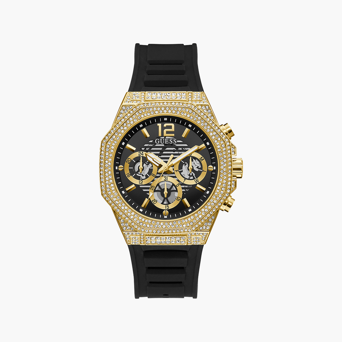 GUESS WATCHES GW0518G2 - BOLD GOLD & BLACK DESIGN-i-Watch