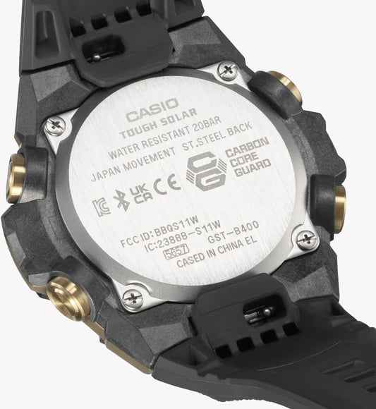 CASIO G-SHOCK GST-B400GB-1A9DR SPORTY ELEGANCE - MENS BLACK & GOLD ADVENTURE TIMEPIECE-i-Watch-2