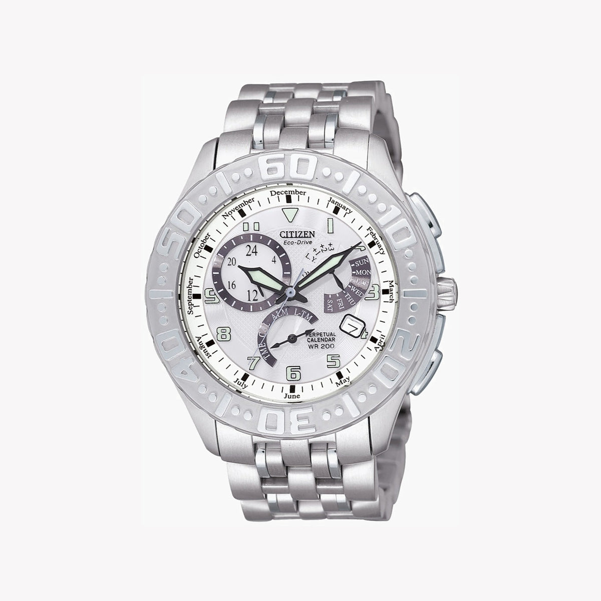 CITIZEN BL8037-54A - ELEGANT TIME MASTER - Men's Stainless Steel Watch with Precision Movement and Multifunctional Features