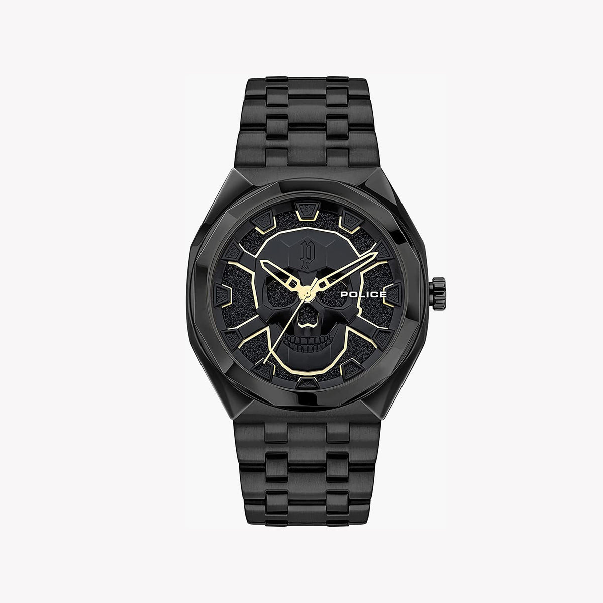 POLICE PEWJG2110701 - BOLD BLACK TIMEPIECE FOR THE MODERN GENTLEMAN