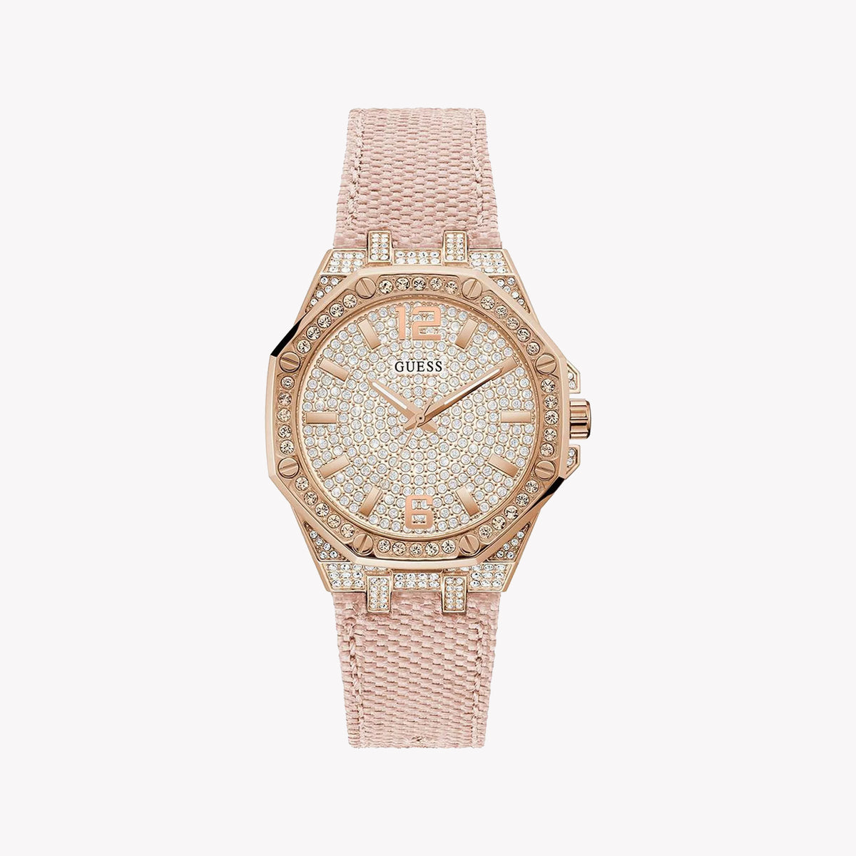 GUESS GW0408L3 RADIANT ROSE GOLD - CHARMING WOMEN'S WATCH WITH ALLURING DIAL