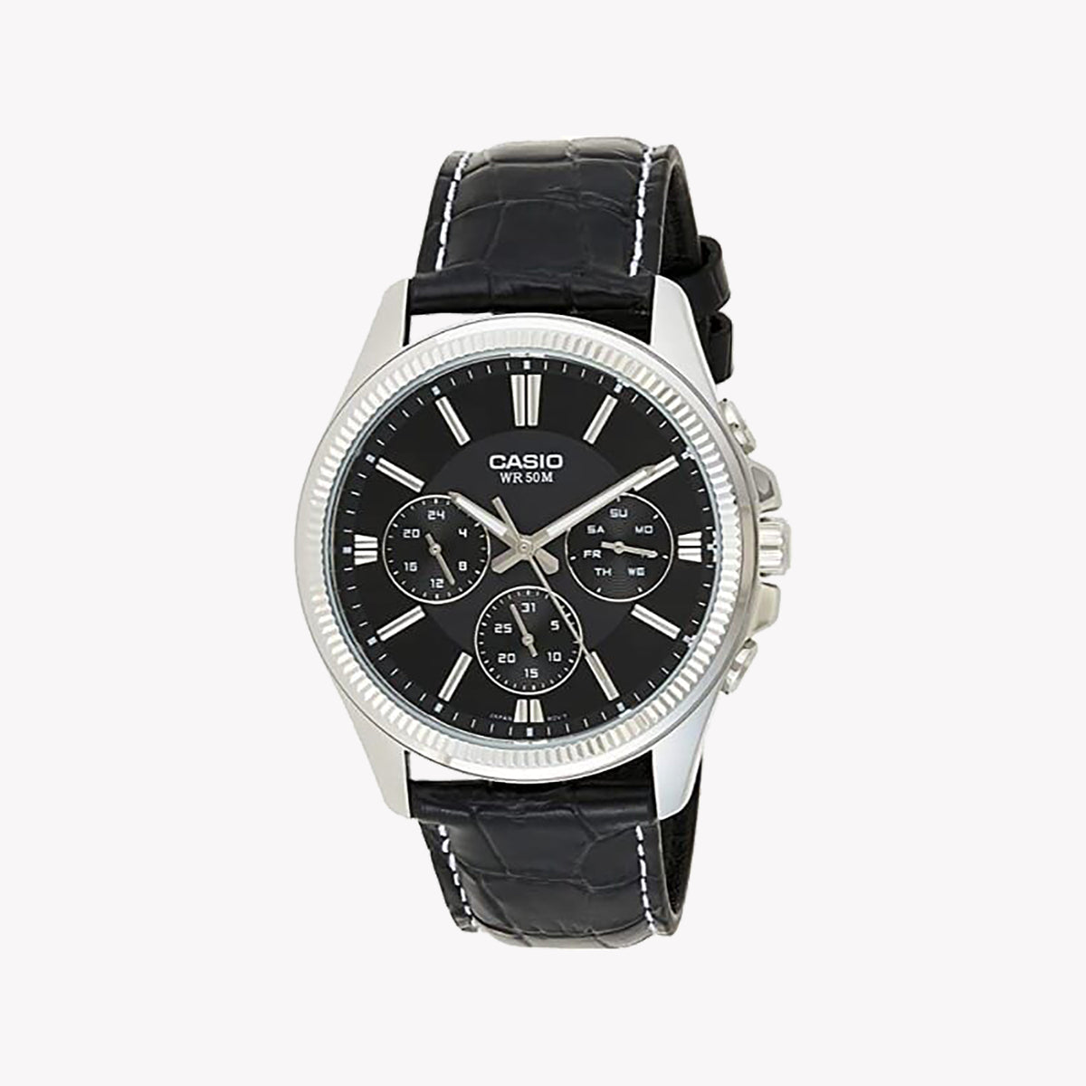 MTP-1375L-1AVDF - CLASSIC SILVER SOPHISTICATION MEN'S WATCH: ELEGANT DESIGN, RELIABLE PERFORMANCE