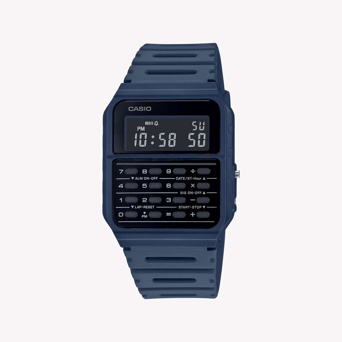 CASIO CA-53WF-2BDF - SPORTY BLUE DIGITAL WATCH WITH BUILT-IN CALCULATOR