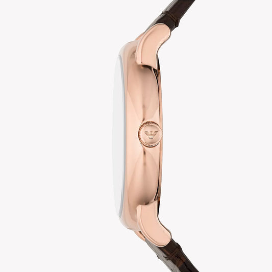 EMPORIO ARMANI AR11566 - BOLD ROSE GOLD TIMEPIECE WITH STRIKING BLUE DIAL FOR MODERN MEN-i-Watch-2