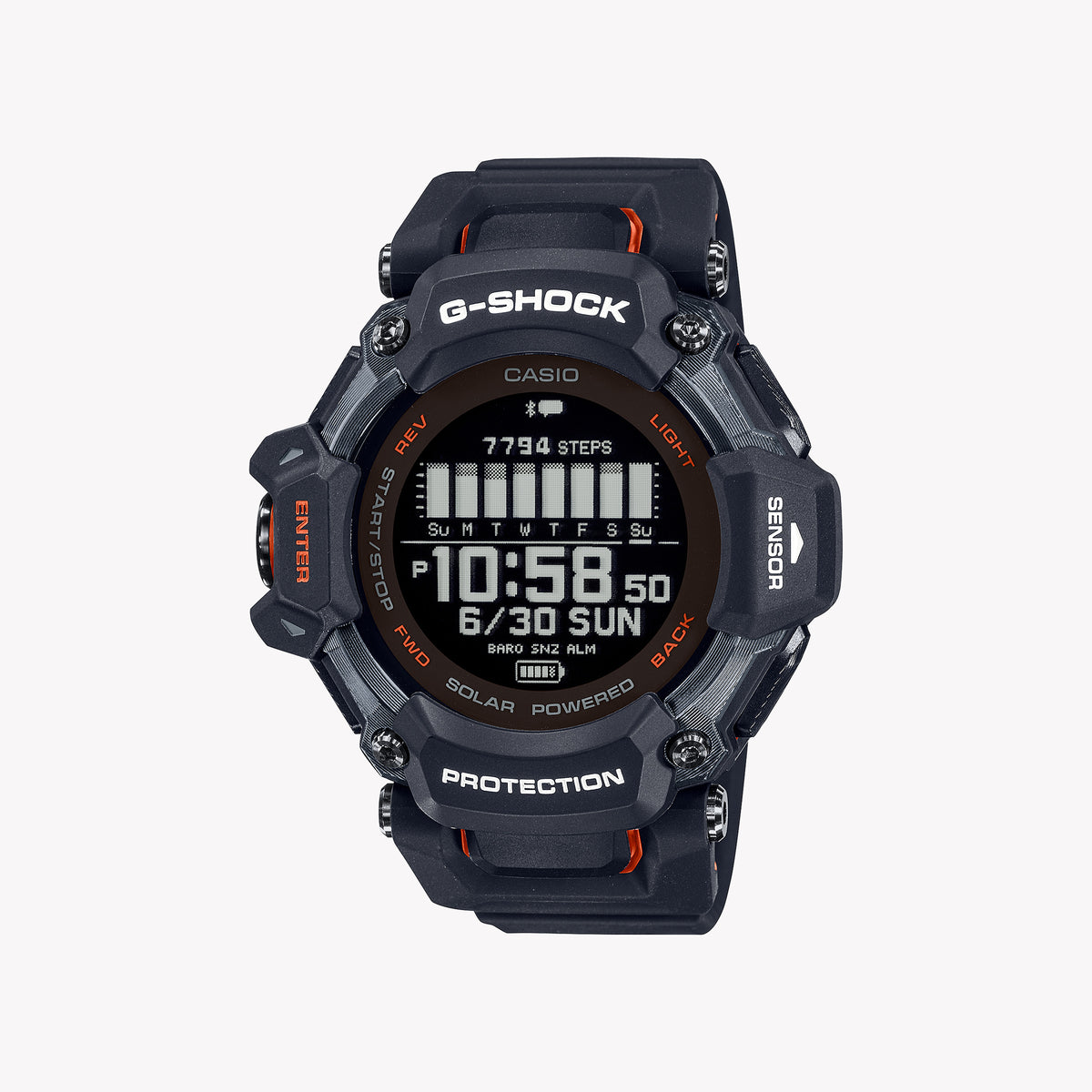 CASIO GBD-H2000-1AER ADVENTURE-READY - MEN'S SPORTY SMARTWATCH WITH RUGGED DESIGN AND FITNESS TRACKING