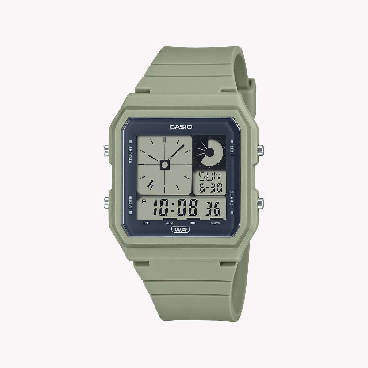 CASIO LF-20W-3ADF SPORTY STUNNER - ULTIMATE DIGITAL WATCH WITH BLACK RESIN BAND AND INTUITIVE DISPLAY