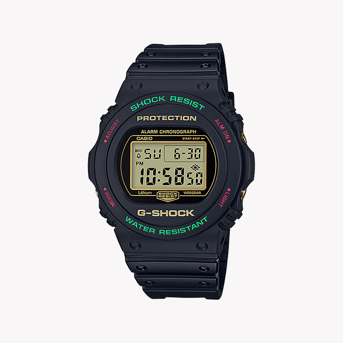 CASIO G-SHOCK DW-5700TH-1DR - RUGGED ELEGANCE FOR ADVENTUROUS MEN's TIMEPIECE