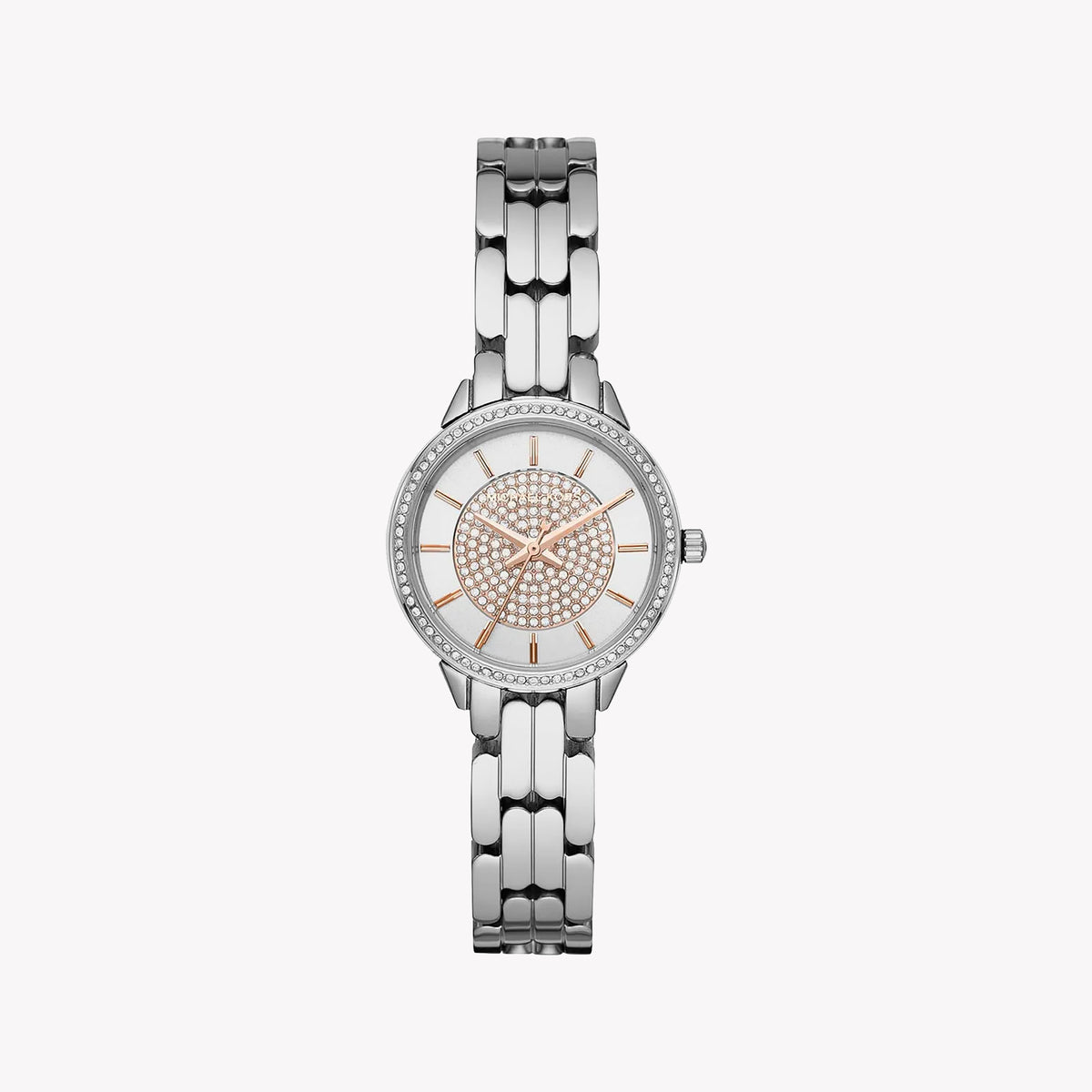 MICHAEL KORS MK4411: ELEGANTLY TIMELESS WOMEN'S STAINLESS STEEL WATCH WITH SILVER ACCENTS