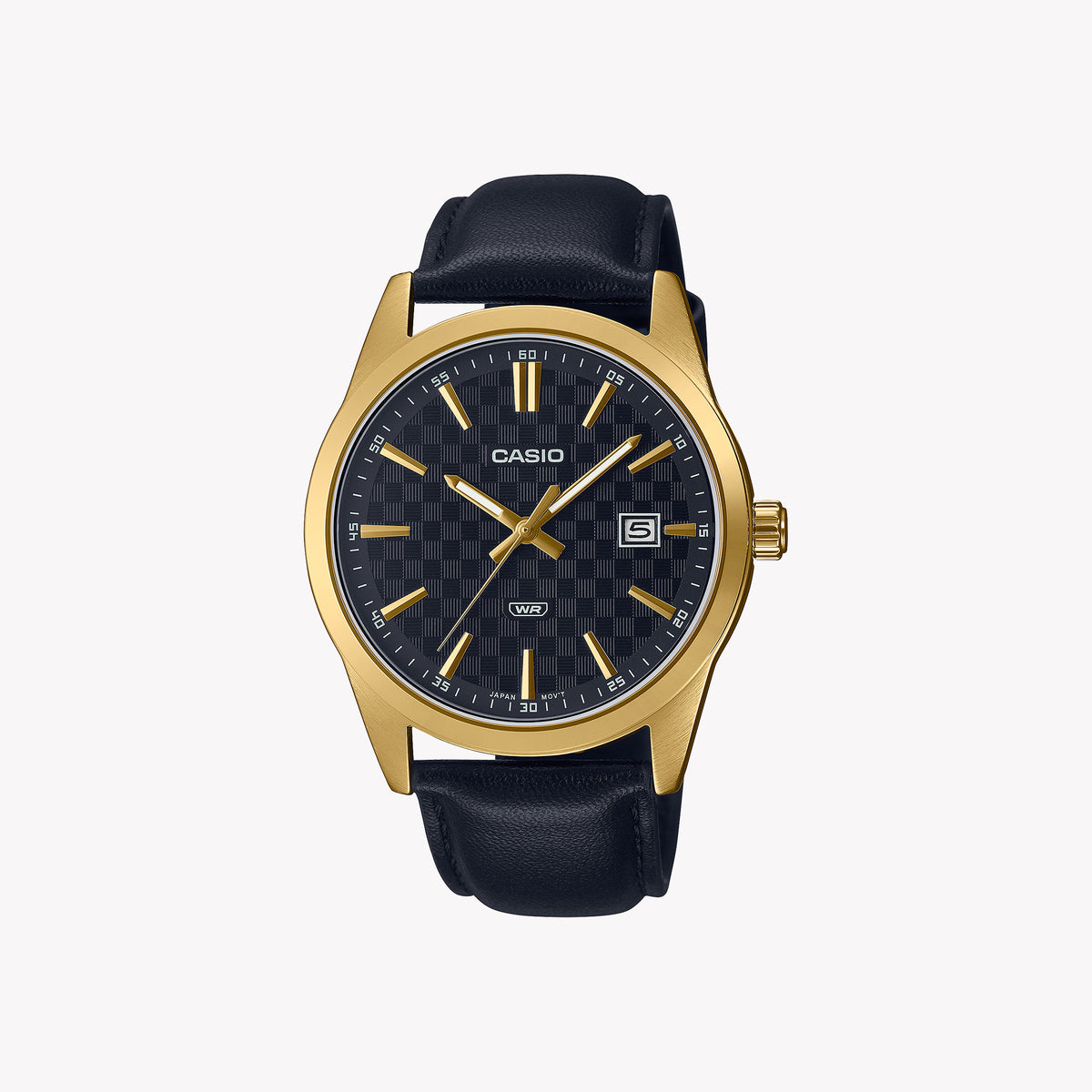 CASIO MTP-VD03GL-1A - ELEGANT TIMEPIECE - STYLISH GOLD & BLACK DESIGN for Men