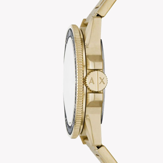ARMS OF TIME - ARMANI EXCHANGE AX1854 GOLD LUXURY MEN'S WATCH WITH STAINLESS STEEL BAND-i-Watch-2