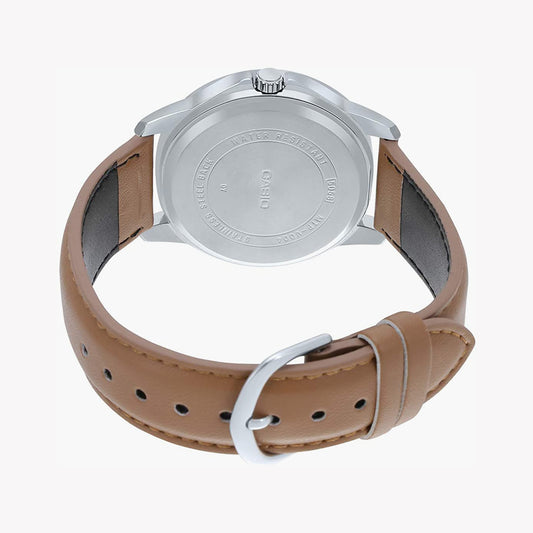 MTP-V004L-1B2UDF - TIMELESS ELEGANCE MEN'S WATCH: CLASSIC STAINLESS STEEL & LEATHER DESIGN-i-Watch-2