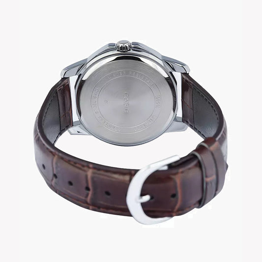CASIO MTP-V004L-7CUDF CLASSIC ADVENTURE - ELEGANT MEN'S WATCH WITH BROWN LEATHER BAND-i-Watch-2