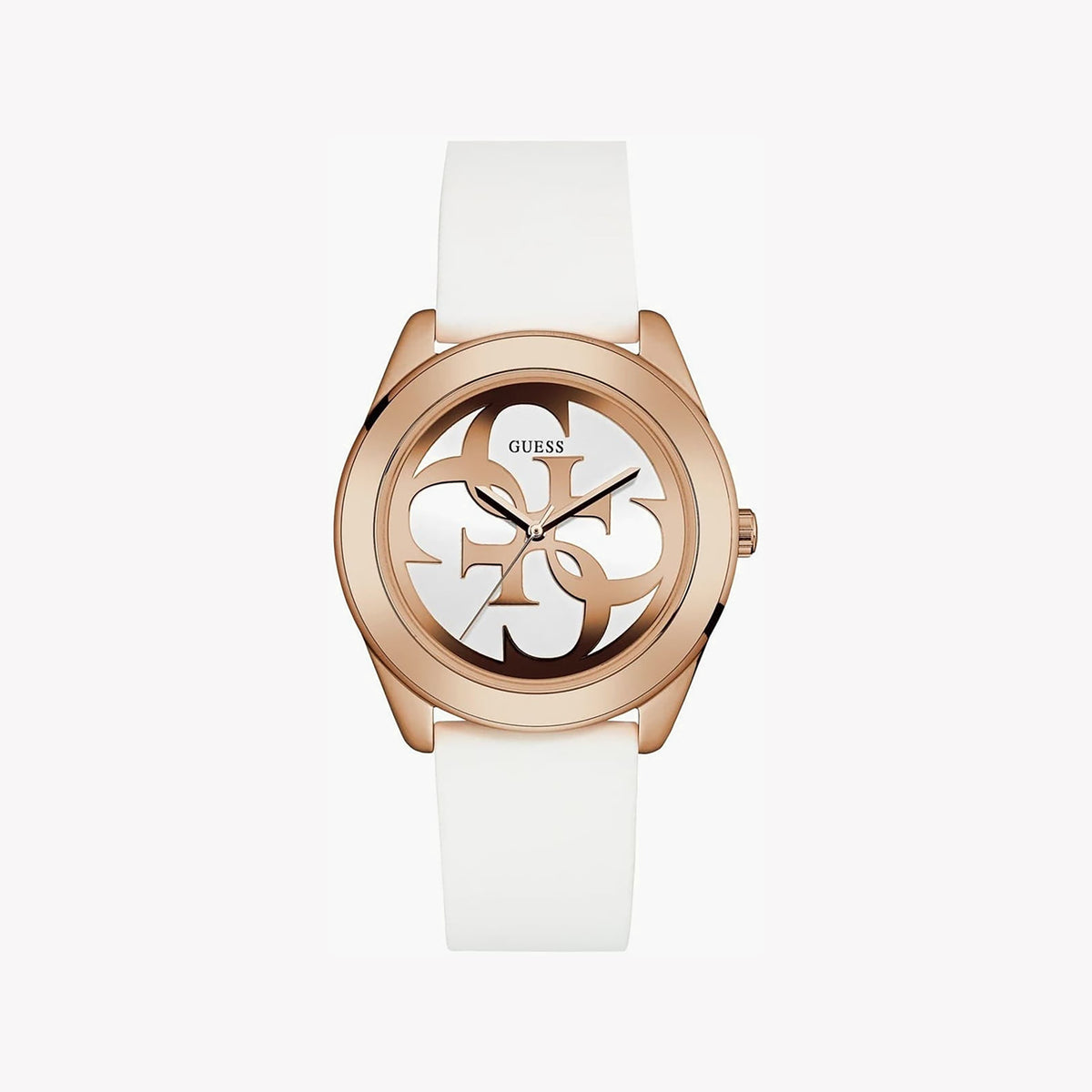 GUESS W0911L5 - ELEGANT ROSE GOLD & WHITE TIMEPIECE FOR THE MODERN WOMAN