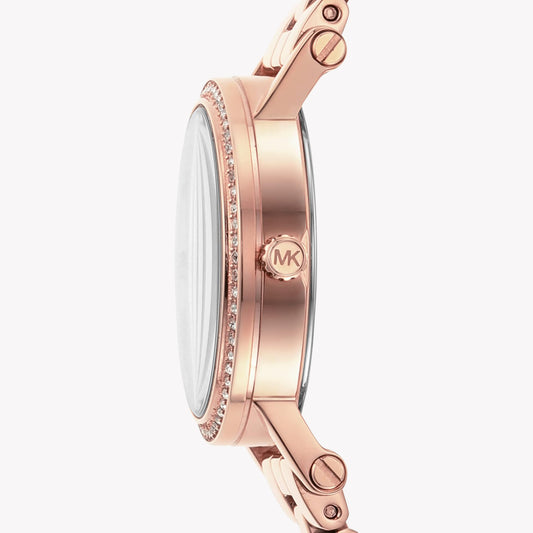 MICHAEL KORS MK3558 RADIANT CHARM - ELEGANT ROSE GOLD WOMEN'S WATCH WITH WHITE DIAL-i-Watch-2