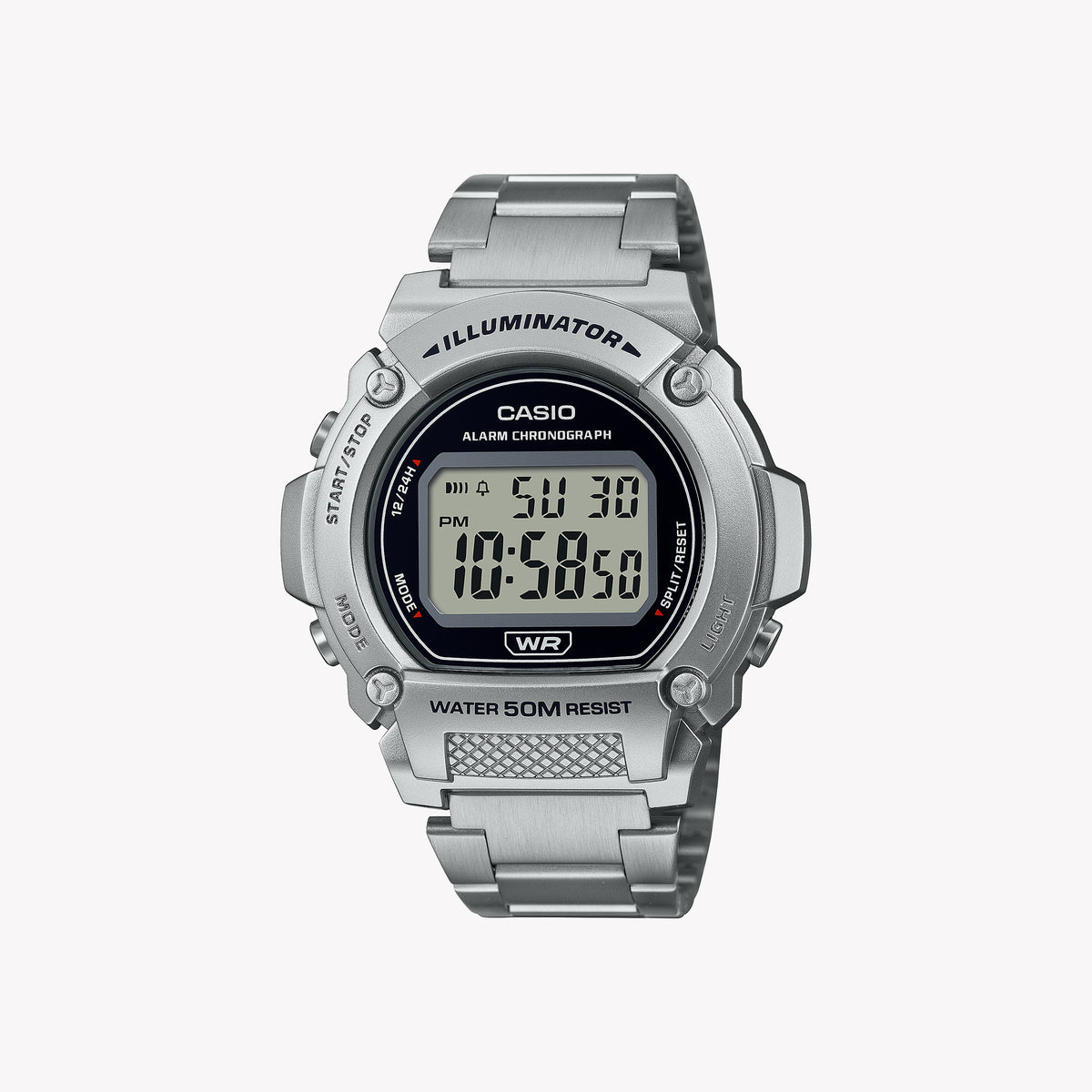 CASIO W-219HD-1AV ADVENTURE TIME - STYLISH SPORTY MEN'S DIGITAL WATCH WITH WATER RESISTANCE & LED BACKLIGHT