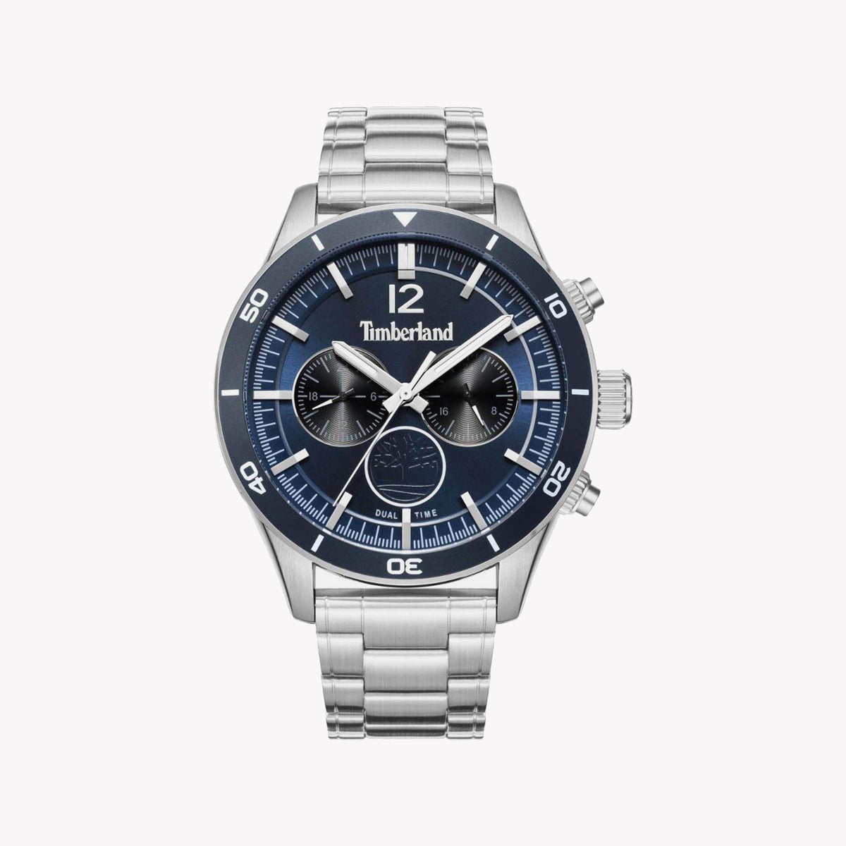 TIMBERLAND TDWGK2230905 RUGGED ELEGANCE - MEN'S STAINLESS STEEL WATCH with Blue Dial & Water Resistance