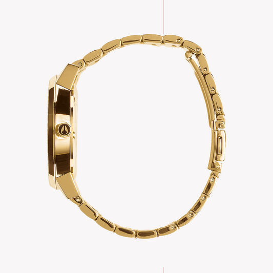 NIXON A1057-2042 GOLD BOLD - STYLISH MEN'S WATCH WITH BLACK DIAL & COMFORTABLE BAND-i-Watch-2