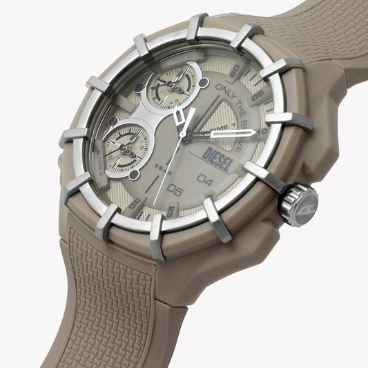 DIESEL DZ1990 DYNAMIC ADVENTURER - MEN'S SPORTY TIMEPIECE IN BEIGE SILICONE-i-Watch-2