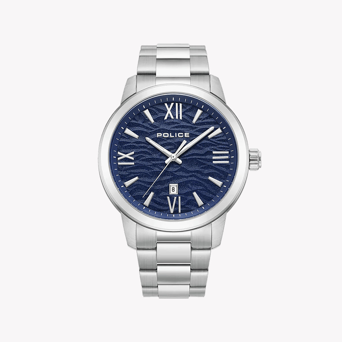 POLICE PEWJH0004903 MEN’S TIMEPIECE - ELEGANT STAINLESS STEEL WITH STRIKING BLUE DIAL