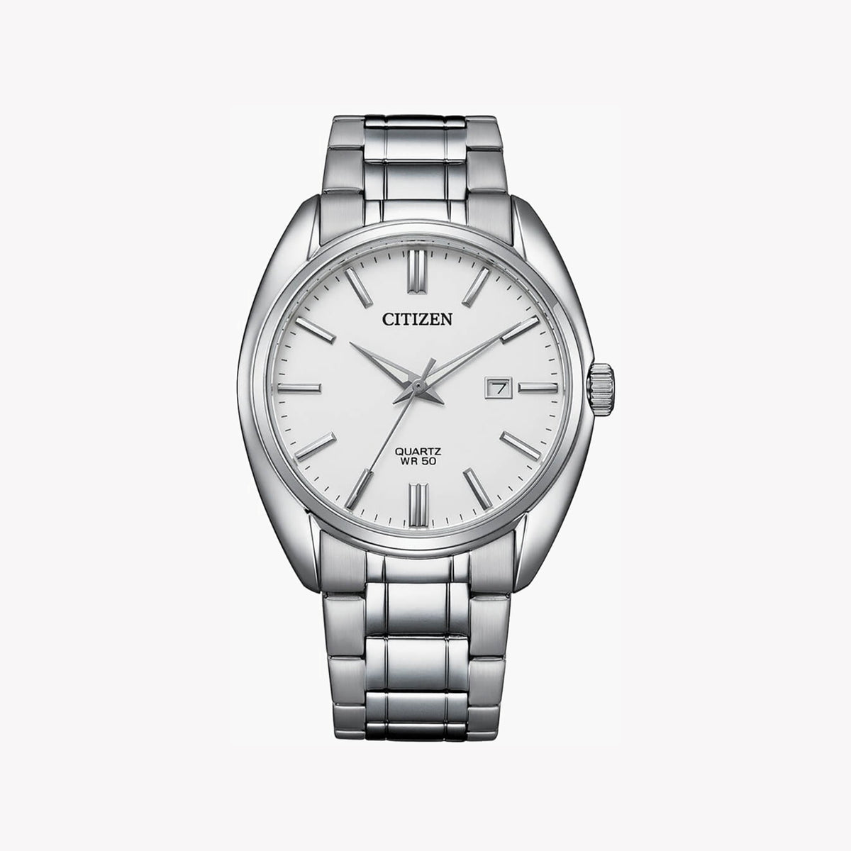 CITIZEN BI5100-58A - MODERN ELEGANCE IN SILVER - MENS STAINLESS STEEL QUARTZ WATCH