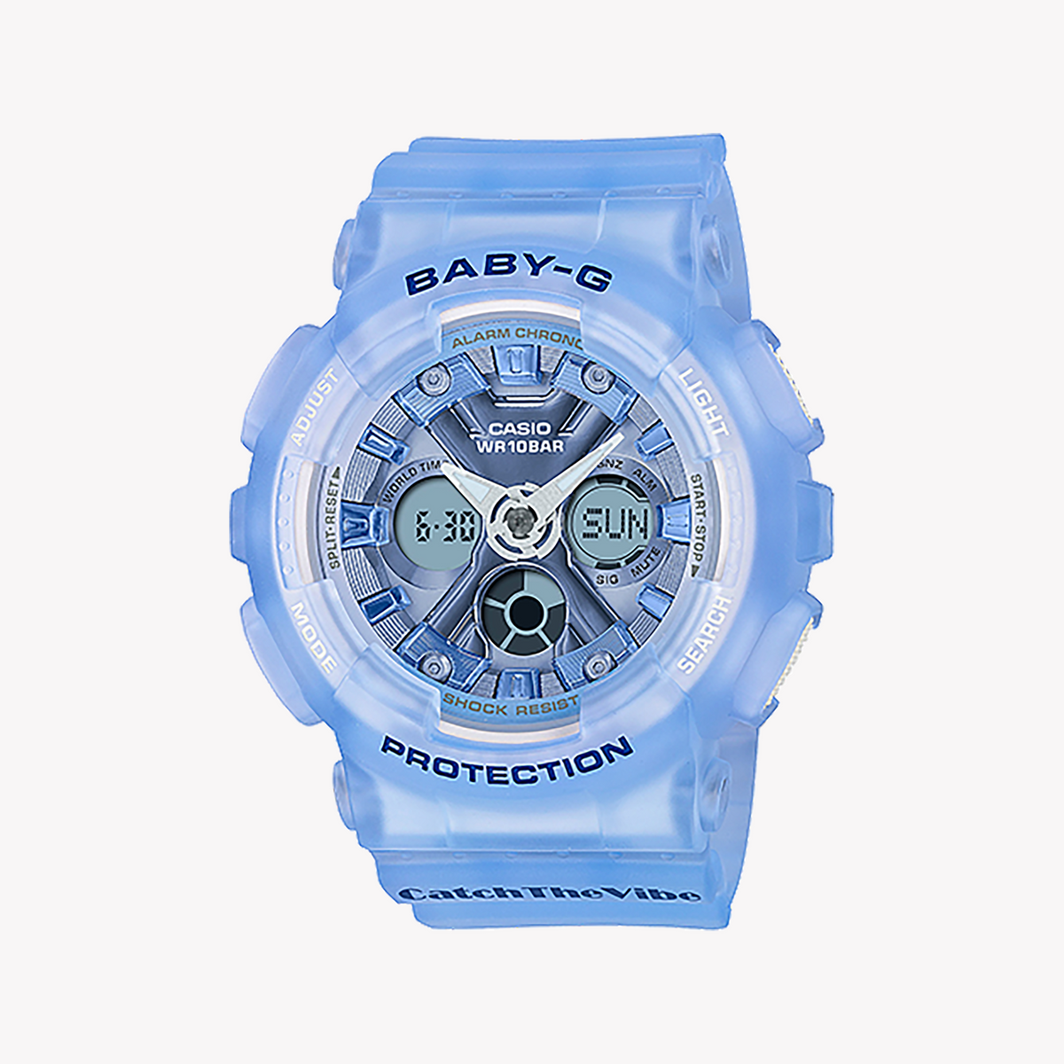 CASIO BABY-G BA-130CV-2ADR - DYNAMIC ADVENTURER SERIES Women's Sport Watch in Striking Blue Resin
