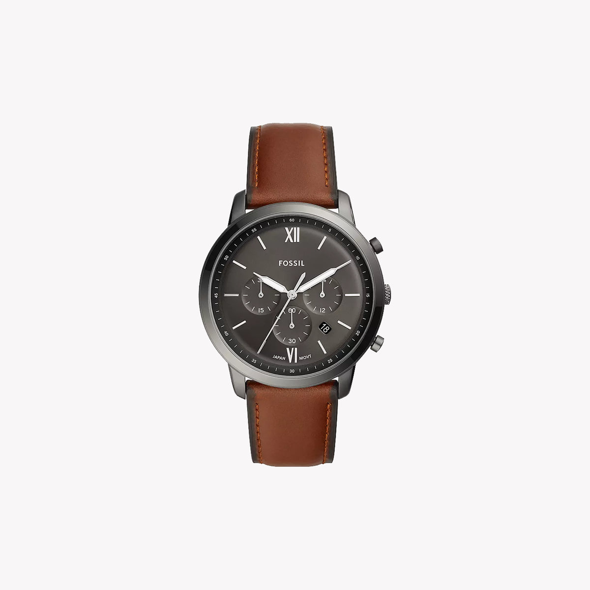 FOSSIL FS5512 ELEVATE - CLASSIC GREY DIAL STAINLESS STEEL MEN'S WATCH