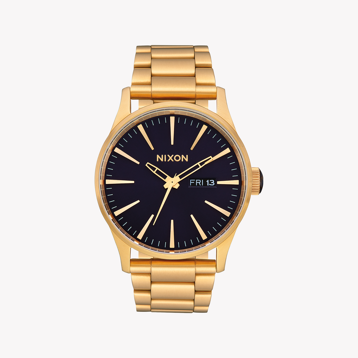 NIXON A356-2033 LUXE GOLD & BLUE - MODERN MASTERMIND Men's Watch with Stainless Steel Band