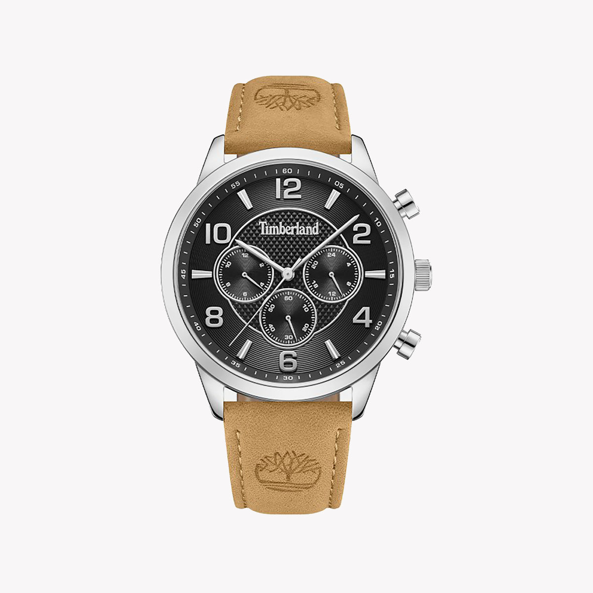TIMBERLAND TDWGF0042102 RUGGED ELEGANCE - MEN'S STAINLESS STEEL WATCH WITH LEATHER BAND