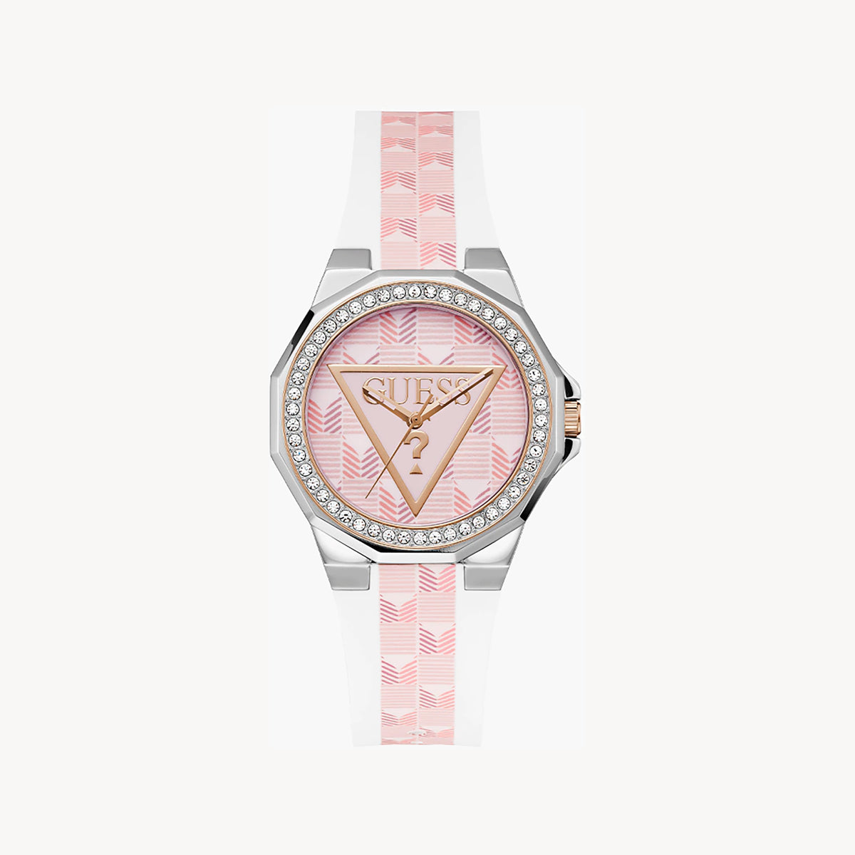 GUESS GW0834L2 Women's Pink Silicone Watch - Chic & Reliable-i-Watch