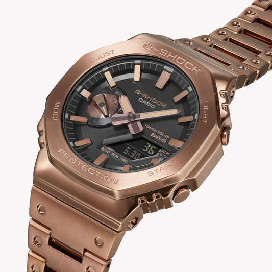 CASIO G-SHOCK GM-B2100GD-5AER OAK - ELEGANT RESILIENCE SERIES Unisex Watch in Rose Gold with Advanced Features-i-Watch-2