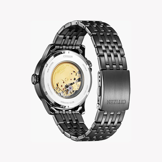 CITIZEN NJ0147-85E - MODERN ELEGANCE AUTOMATIC MEN'S WATCH WITH BLACK STAINLESS STEEL BRACELET-i-Watch-2