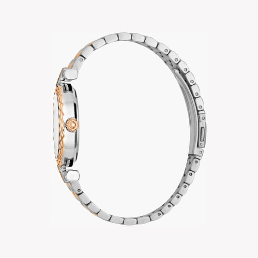 JUST CAVALLI Women's Watch with Silver & Rose Gold Stainless Steel Case and Silver & Rose Gold Stainless Steel Band-i-Watch-2