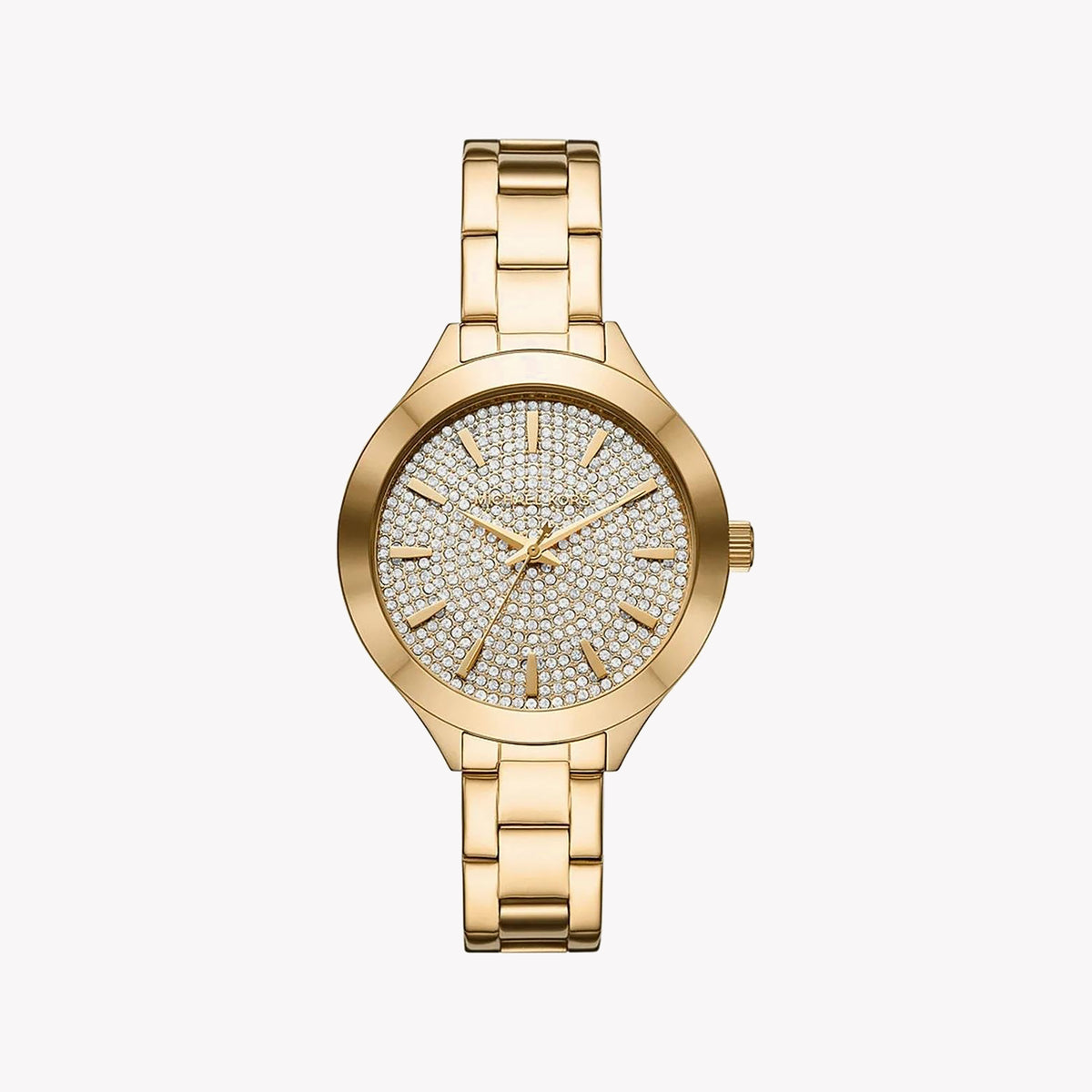 MICHAEL KORS MK1046 - RADIANT GOLD SOPHISTICATION WOMEN'S WATCH with Chic Stainless Steel Band