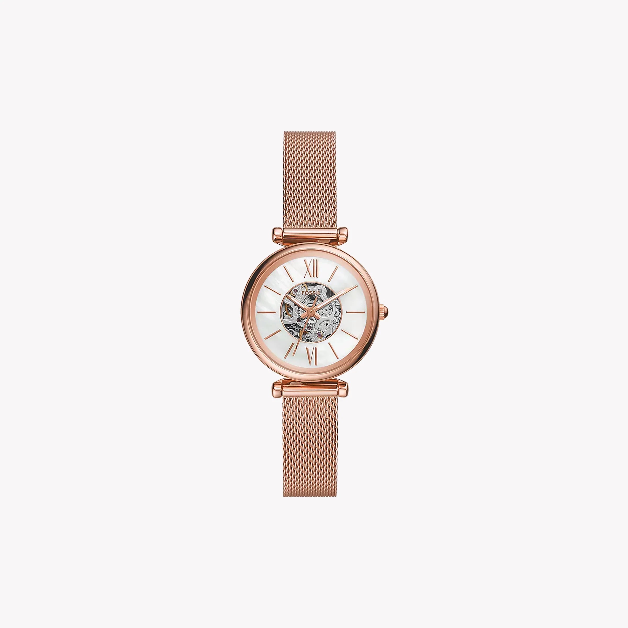 FOSSIL ME3188 ROSÉGOLD GRACE – ELEGANTE AUTOMATIK-DAMENUHR MIT