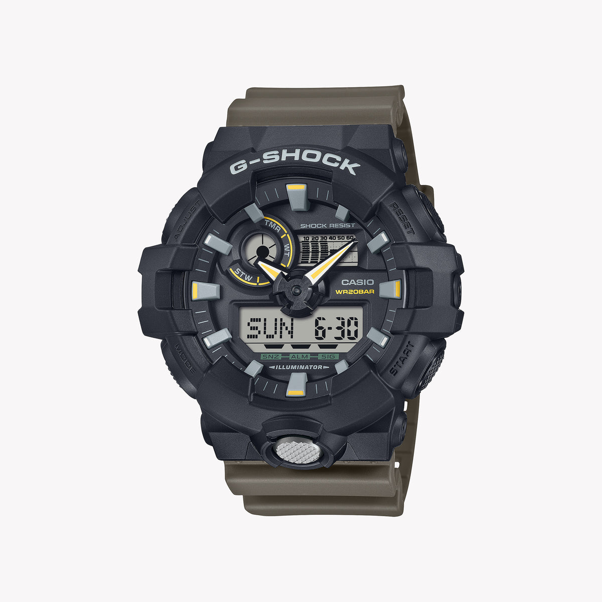 CASIO G-SHOCK GA-710TU-1A3ER - VERSATILE POWERHOUSE MEN'S WATCH WITH STYLISH DURABILITY