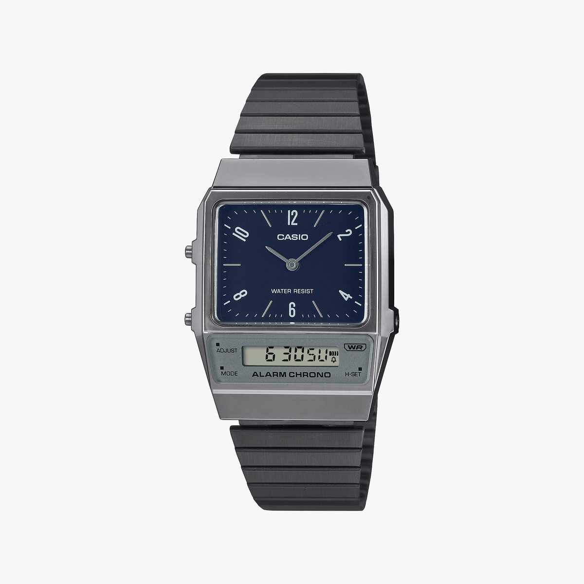 CASIO AQ-800EB-2AEF ANALOG-DIGITAL TIMEPIECE - STYLISH GREY METAL BAND FOR ACTIVE LIFESTYLES