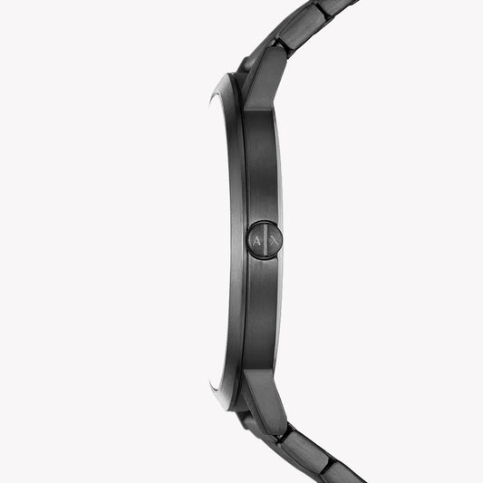 ARMANI EXCHANGE AX2872 BOLD CLASSIC - MEN'S BLACK STAINLESS STEEL ANALOG WATCH-i-Watch-2