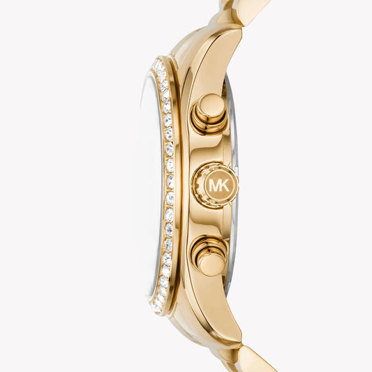 MICHAEL KORS MK7276 RADIANT SOPHISTICATION - ELEGANT GOLD WOMEN'S TIMEPIECE WITH BROWN DIAL-i-Watch-2