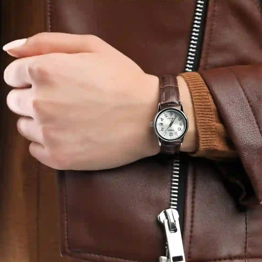 CASIO LTP-V002L-7B2UDF ELEGANT TIMEPIECE - STYLISH WOMEN'S WATCH WITH LEATHER BAND AND DATE DISPLAY-i-Watch-2