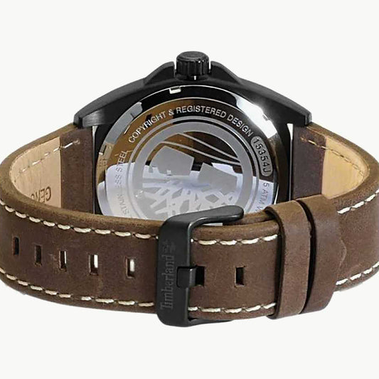 TIMBERLAND TBL15354JSB79 BLACK RUGGED ADVENTURE - MEN'S LEATHER BAND WATCH-i-Watch-2