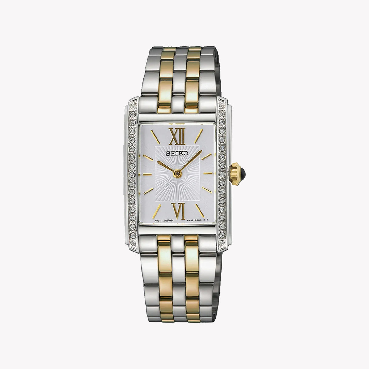 SEIKO SWR093P1 Women's Elegant Quartz Watch in Silver/Gold-i-Watch