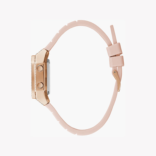 GUESS GW0430L3 CHIC VIBRANCE - STUNNING ROSE GOLD & PINK SILICONE WOMEN'S WATCH-i-Watch-2