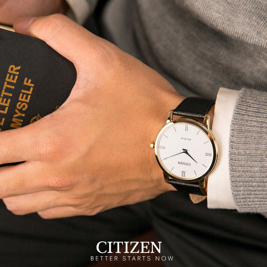 CITIZEN AR1133-23A ELEGANT POWER - MEN'S ROSE GOLD ECO-DRIVE TIMEPIECE-i-Watch-2