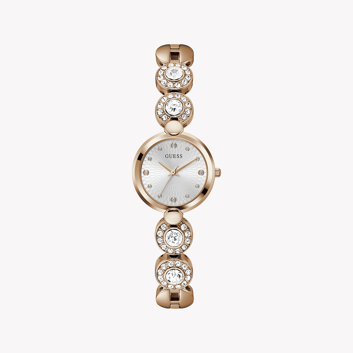 GUESS GW0757L3 ROSE GOLD SOPHISTICATION - ELEGANT WOMEN'S WATCH WITH SILVER DIAL