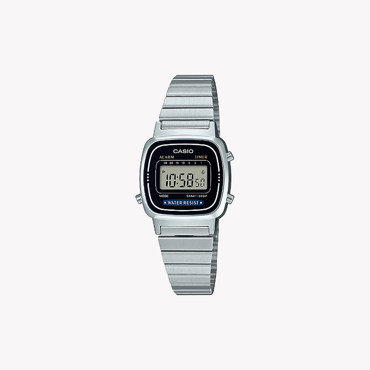 CASIO LA-670WEA-1EF REFINED ELEGANCE - TIMELESS CHARM FOR MODERN WOMEN's Watch with sleek design and multifunction quartz movement